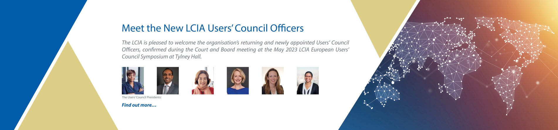 Meet the new LCIA Users' Council Officers