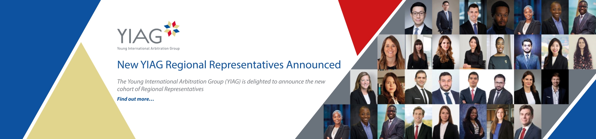 New Regional Representatives for YIAG 2023