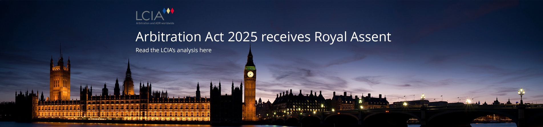 A celebration of the UK Arbitration Act 2025